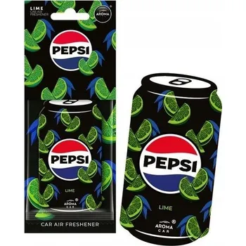 Vůně do auta Aroma Car Vůně do auta AREON PEPSI LIME plechovka, papírová, závěsná
