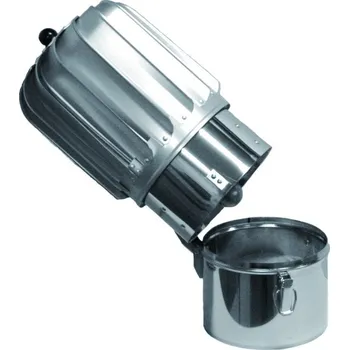 Komín HPI Komínová hlavice nerez TURBOWENT TULIPÁN základna 250/250mm pr. hrdla 150mm