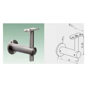 Zábradlí JAP Nerezový Krček madla na zeď pro balustrády výškove nastavitelný, AISI 304