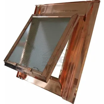 ERGO Střešní vikýř 60×60 – pro neprofilované střešní krytiny – MĚDĚNÝ