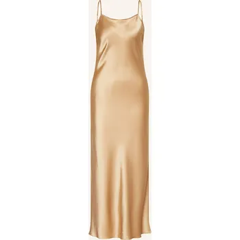 Dámské šaty (The Mercer) N.Y. Dámské Saténové Šaty Z Hedvábí, světle...