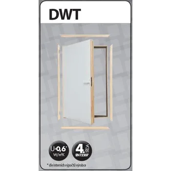 Komínová dvířka FAKRO Super termoizolační podkrovní dvířka DWT 70x110cm