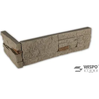 Obklad VASPO STONE - Obkladový kámen Lámaný hnědošedý - rohový prvek