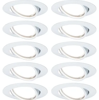 Svítidlo PAULMANN Vestavné svítidlo LED Base kruhové max. 10x10W GU10 bílá - PAULMANN P 93400