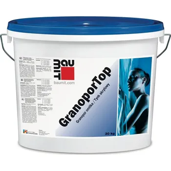 Omítka BAUMIT GranoporTop rýhovaná struktura 2mm 25kg