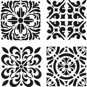 Šablona mozaika, 15 x 15 cm, plast