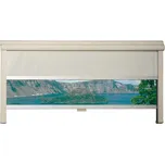 Kombinovaná roleta se síťkou proti hmyzu REMIflair I krémová/stříbrná 1100x600 mm