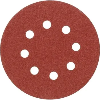 Brusný papír VOREL Brusný papír 125 mm P60 s otvory v sadě TO-08576