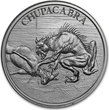 Silver Shield Stříbrná investiční mince-2 oz Stříbro - Chupacabra 2019