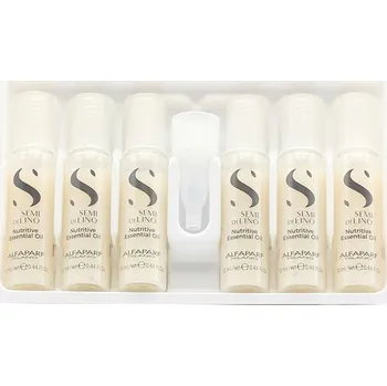 Vlasová regenerace ALFAPARF MILANO Semi Di Lino Moisture Nutritive Essential Oil olej pro velmi suché a poškozené vlasy