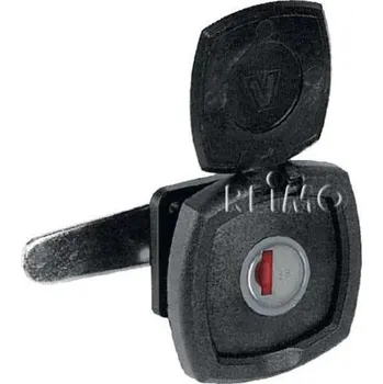 Zámek na kolo Čtvercový zámek klapky bílý