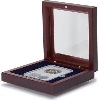 Leuchtturm Pouzdro na mince Volterra se skleněným víčkem