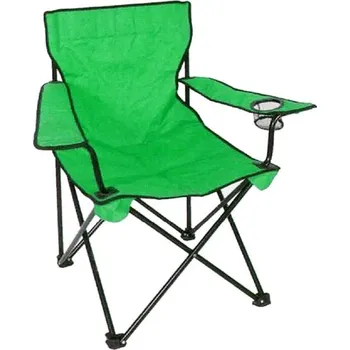 kempingová židle Stolička skládací BC2012A, 53x53x90cm, 120kg, zelená