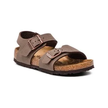 Dámské sandále Birkenstock Sandály New York Kids Bf 87783 Hnědá 29