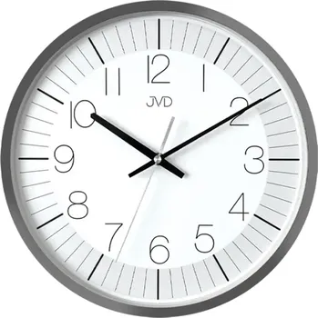 Hodiny Plastové designové antracitové hodiny JVD HX8019.3