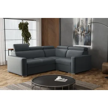 Sedací souprava Sedací souprava Petrit III pravá Paros tmavě šedá