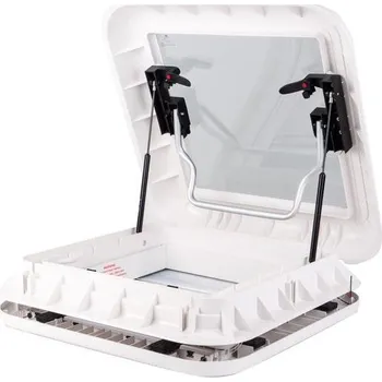 Příslušenství ke karavanu Střešní okno CARBEST Panorama 450x400 mm, s LED, bez ventilátoru, bez větrání