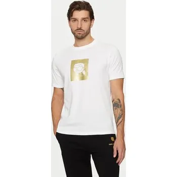 Pánské tričko KARL LAGERFELD T-Shirt 755460 551235 Bílá Regular Fit XXL