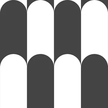 Tapeta Cristiana Masi by Parato Geometrická vliesová tapeta na zeď, černo-bílá, 15559, Botany House, Cristiana Masi by Parato, velikost 10,05 x 0,53 m