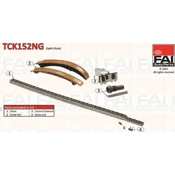 Rozvod motoru Sada rozvodového řetězu FAI AutoParts TCK152NG