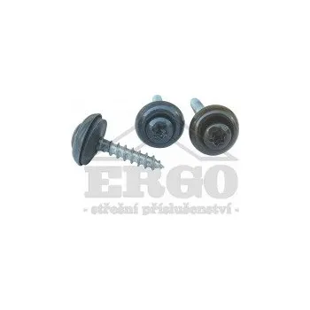 Vrut ERGO Klempířské vruty TORX 25 tmavě hnědé RAL 8014 - délka 25mm