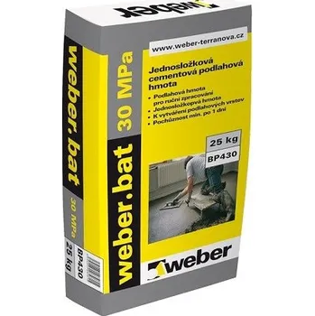 Samonivelační stěrka WEBER weberbat potěr 30 MPa - betonový potěr 25kg