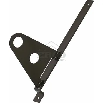 ERGO Dvouděrový držák – pro profilovanou plechovou krytinu – výška profilu 2 cm - tm.hnědá