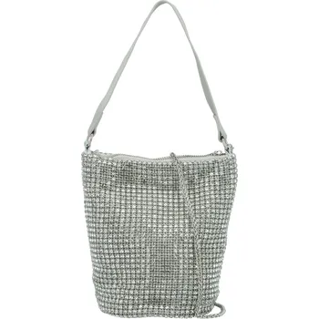 Kabelka Dámská plesová kabelka stříbrná - Michelle Moon Ralika stříbrná