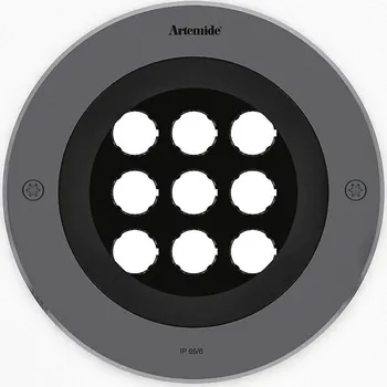 Venkovní osvětlení ARTEMIDE Ego 220 downlight kruh 38° 3000K Inox IK10 - ARTEMIDE AR T4086WFLW00