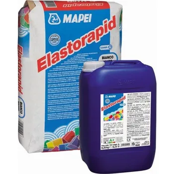 Průmyslové lepidlo MAPEI ELASTORAPID bílý - Dvousložkové cement. vysoce deform. rychle tvrd. lep.sada 31,25kg