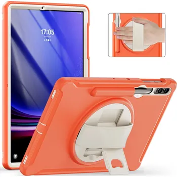 Pouzdro na tablet Barevný Hybridní Obal Na Samsung Galaxy Tab S7+/S7 Fe/S8+/S9+ Barva: Oranžová