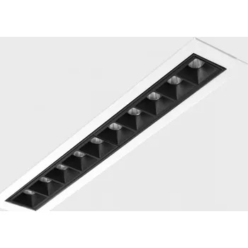 Bodové svítidlo KOHLLIGHTING NSES TILT zapuštěné svítidlo s rámečkem bílá-černá 20 W 2700K fázové stmívání - KOHL-Lighting KHL K51301.03.RF.WH-BK.45.ST.9.27.PC