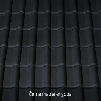 pálená krytina CREATON Futura Taška základní 1/1 "NUANCE" černá matná engoba