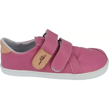 Dívčí tenisky Barefoot kožené boty Pegres BF54 - růžové 27