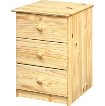 Komoda Komoda 819 borovice masiv - 3 zásuvky šířka 49 cm