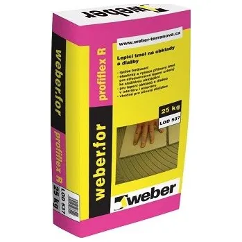 Tmel WEBER weberfor profiflex R - low dust - rychletvrd. tmel C2TF S1 nízkopraš. techn. 25kg