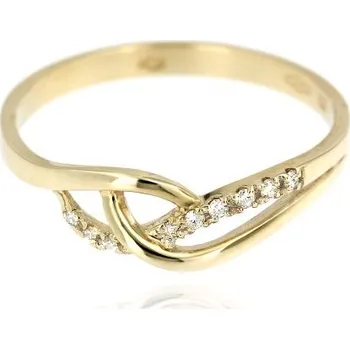 Prsten Zlatnictví U Kostela Diamantový prsten 345Y 58 4271-23609785