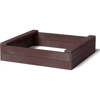 Plotovka TRANSFORM TRAPLAST Plastové pískoviště 1500 × 1200 × 300 mm, hnědé