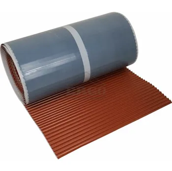 ERGO Těsnící pás kolem komínů samolepící – OLOVO-PLISOVANÉ, š.300mm - cihlově červená