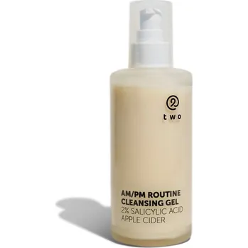 Twocosmetics Ranní/večerní čistící gel s 2% kyseliny salicylové a jablečným moštem, 200 ml