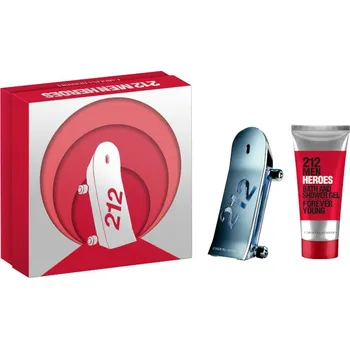 Kosmetická sada Carolina Herrera 212 Men Heroes EDT 90 ml + sprchový gel 100 ml