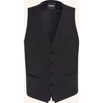 Pánská bunda Boss Pánská Obleková Vesta Huge Slim Fit, 001 black, 46