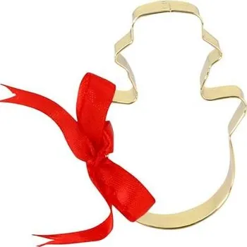 Vykrajovátko TORO VYKRAJOVÁTKA NA CUKROVÍ - SNĚHULÁK, 7CM, ZLATÉ_hamashop