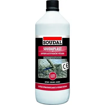 Přísada a plastifikátor SOUDAL Soudaplast Super-plastifikační přísada 5l