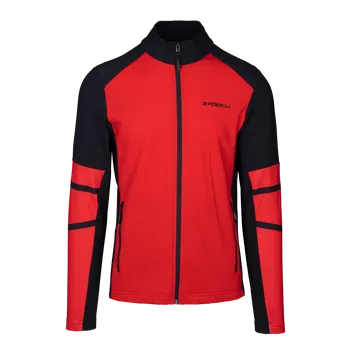 Pánská mikina STÖCKLI Pánská mikina Technostretch, červená, černá 2022/23 - 56, XXL