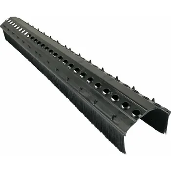 ERGO Větrací pás hřebene s kartáči, délka 1m, antracit