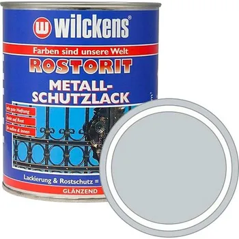barva na zeď WilckensSamozákladující syntetická lesklá barva 750 ml stříbrná