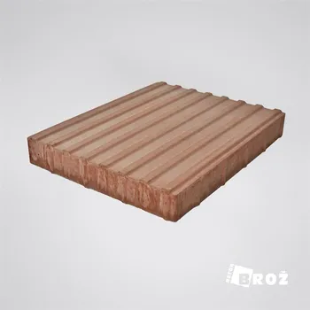 Dlažba DITON skladebná dlažba OBDÉLNÍK 40/50 - rozměr 40/50 tl. 8cm slepecký - ČERVENÁ