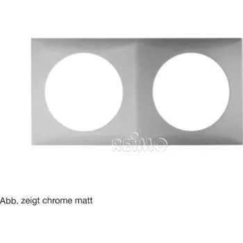 Příslušenství ke karavanu Rám zásuvkový, 2cestný Berker INTEGRO, lesklý chrom