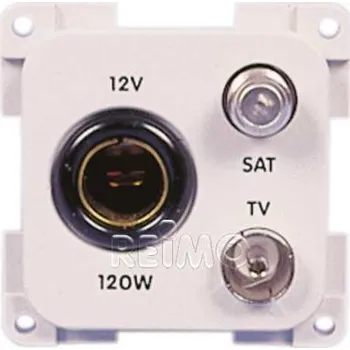 Příslušenství ke karavanu Zásuvka uvolněná TV+satelit